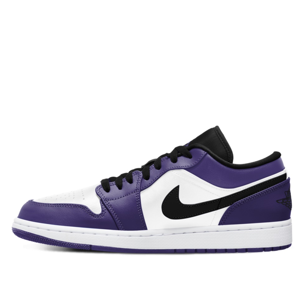 1 Low Court Purple White Klekt - Click Image to Close