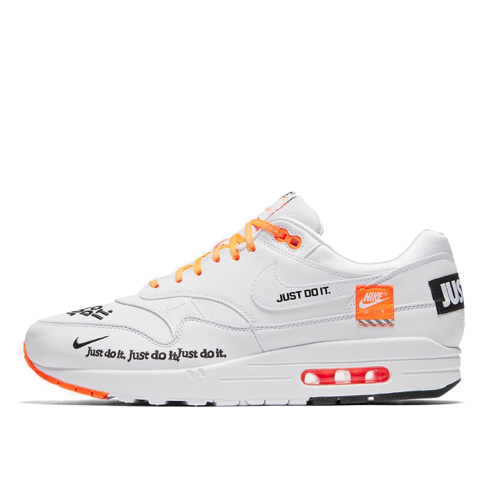 Air Max 1 WMNS Just Do It Pack White Klekt - Click Image to Close