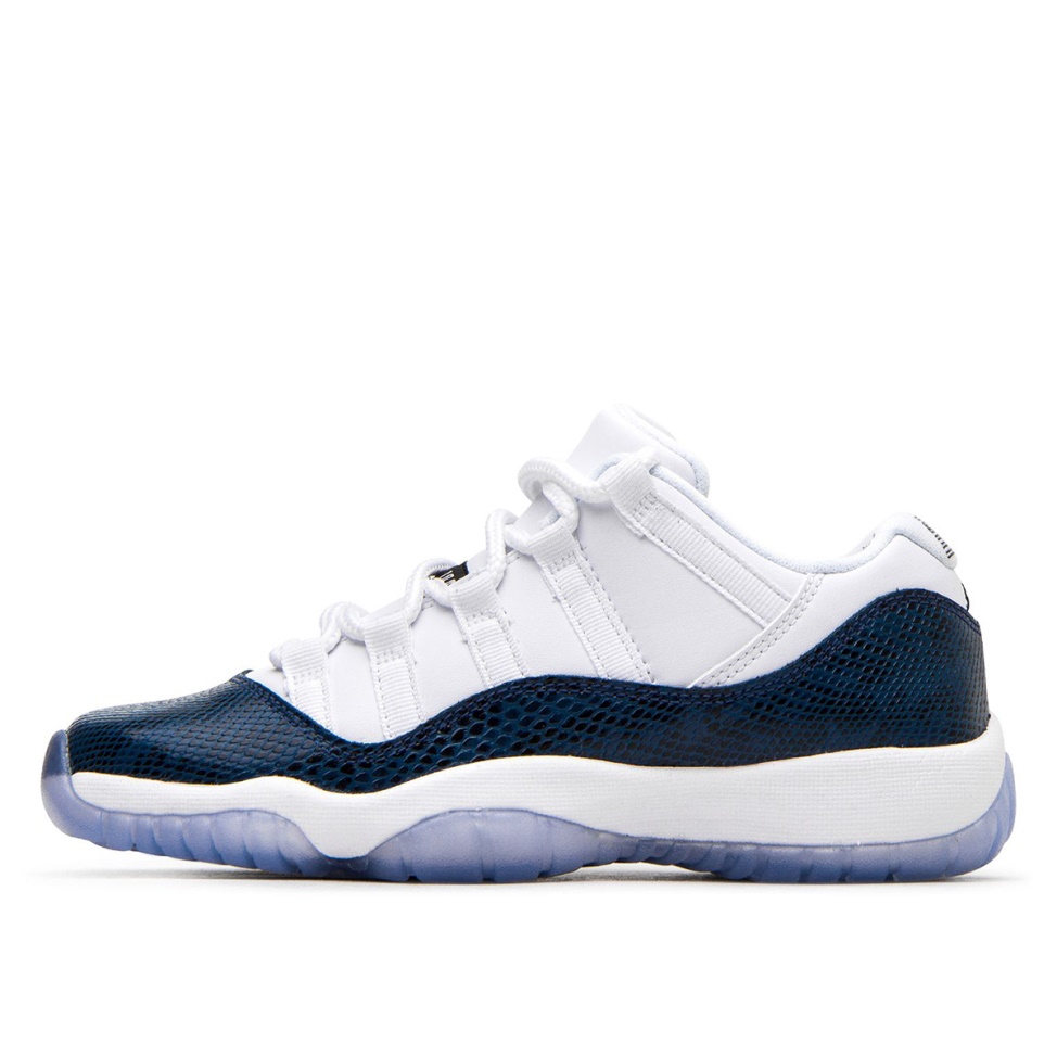 Klekt 11 Low Navy Blue Snakeskin (GS) - Click Image to Close