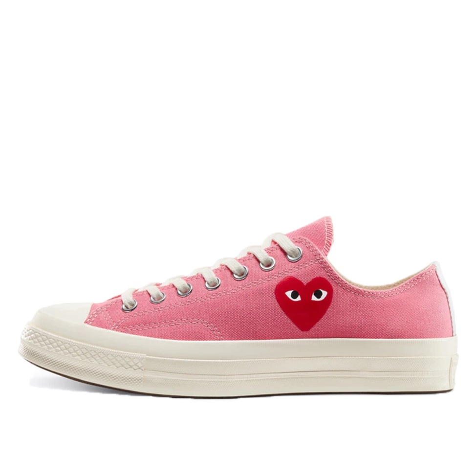 Klekt Chuck Taylor All-Star 70s Ox Comme des Garcons Play Bright Pink - Click Image to Close