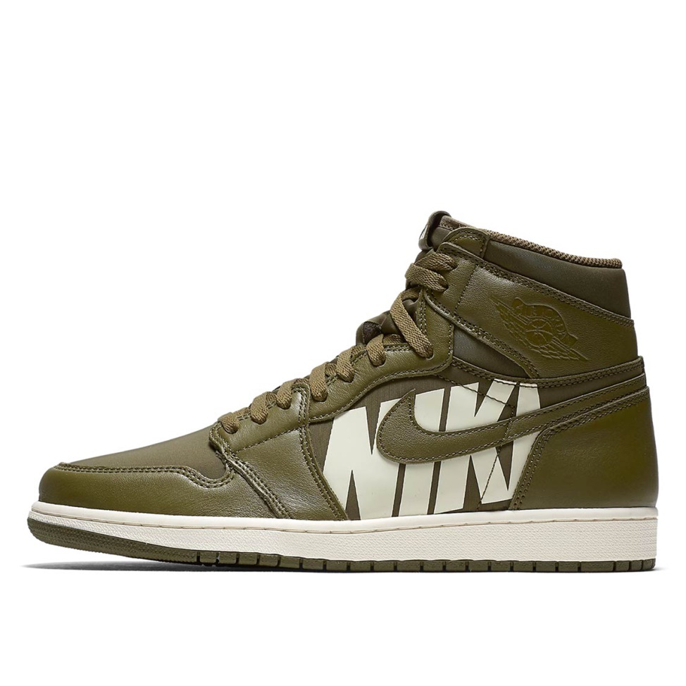 Klekt Nike AJ 1 I Retro High OG Olive Canvas - Click Image to Close