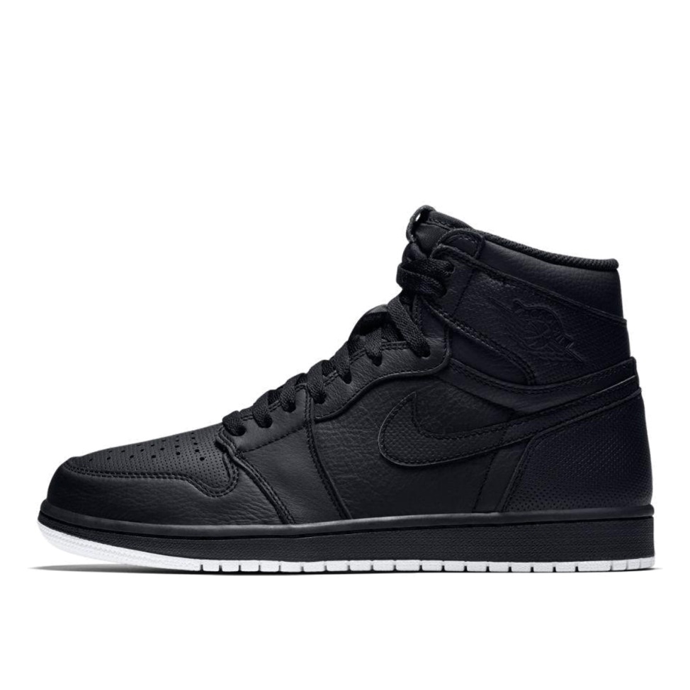 Klekt Nike AJ I 1 Retro Black Perforated - Click Image to Close