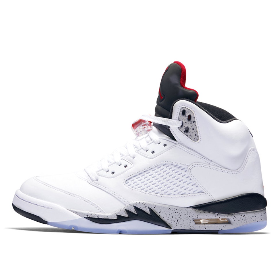 Nike AJ 5 V Retro White Cement 2017 Klekt - Click Image to Close