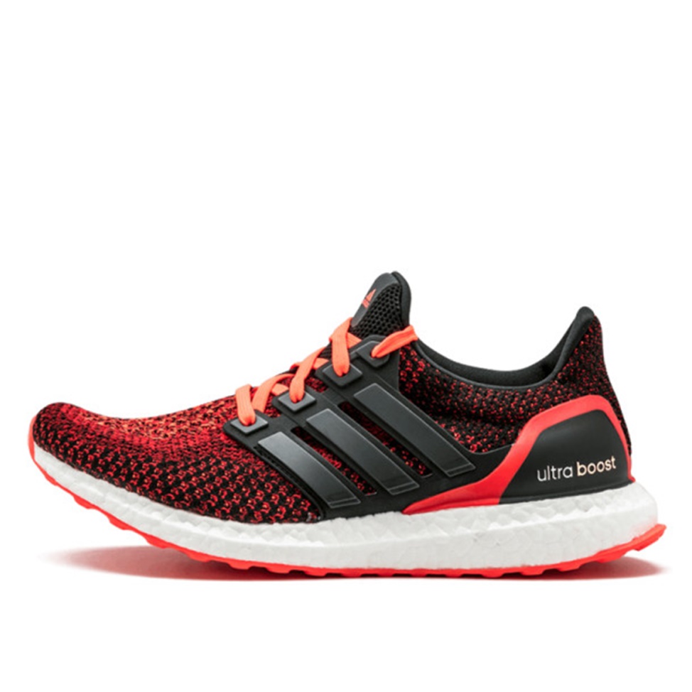 Ultra Boost 2.0 Core Black Solar Red Gradient Klekt