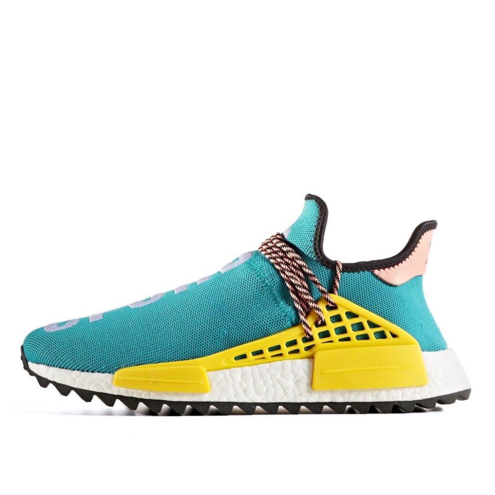 Klekt x Pharrell NMD HU Human Race Trail Sun Glow