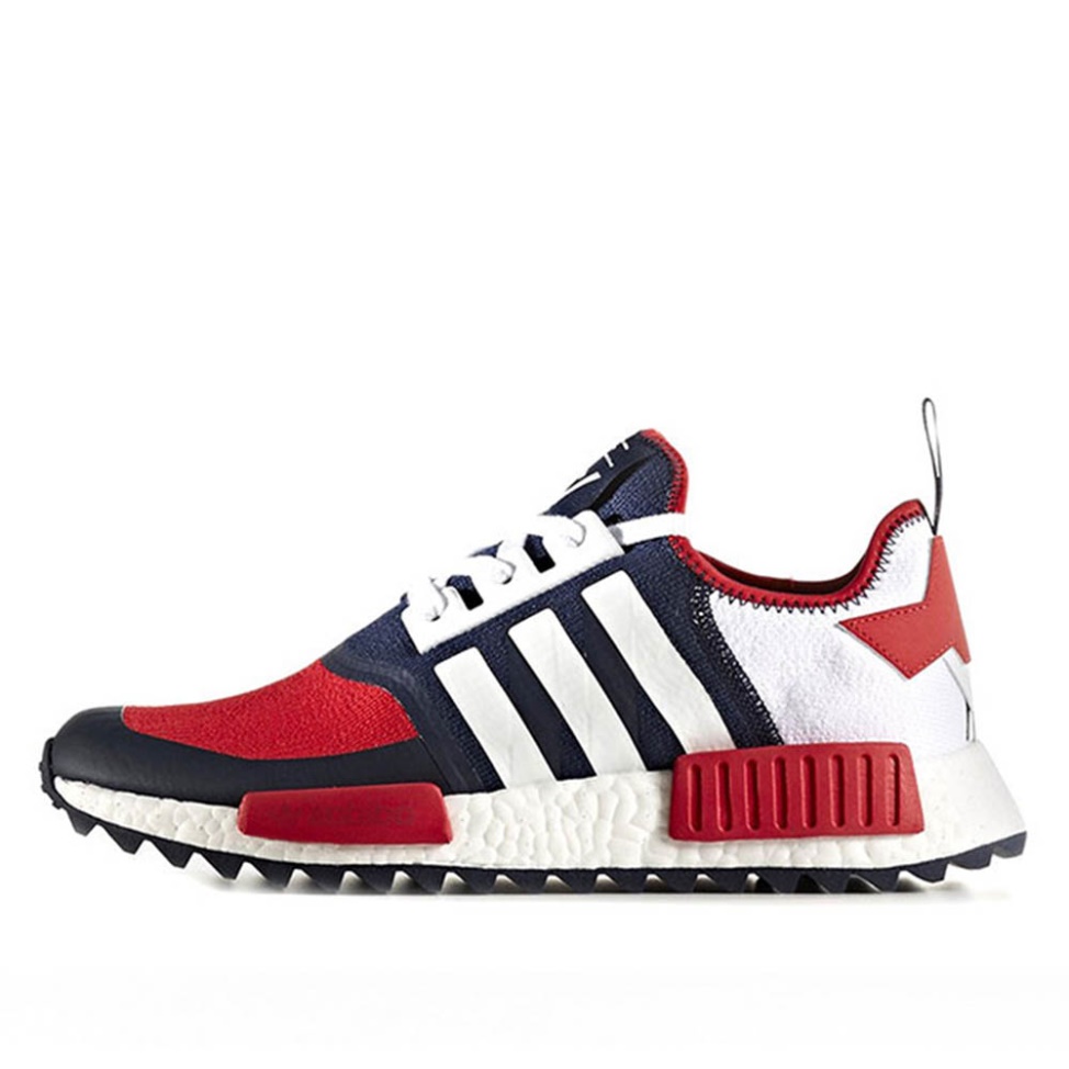 NMD R1 PK Trail White Mountaineering Collegiate Navy Red Klekt - Click Image to Close