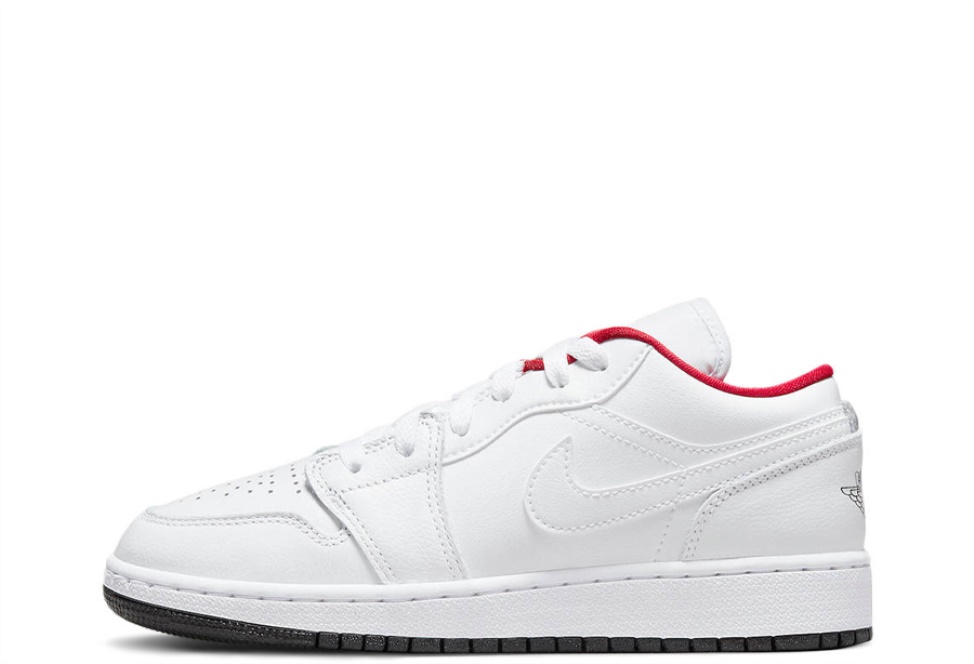 1 Low GS White Red Klekt - Click Image to Close