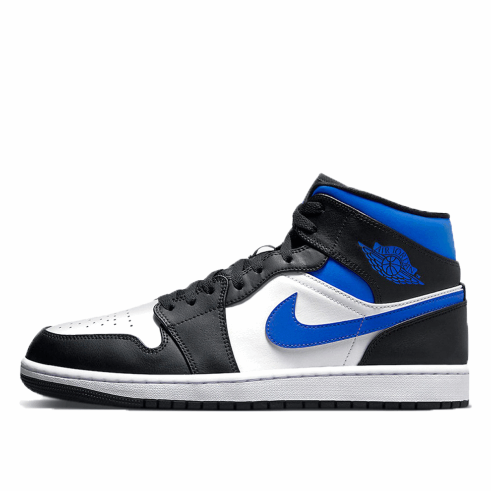 1 Mid Black White Royal Blue Klekt - Click Image to Close