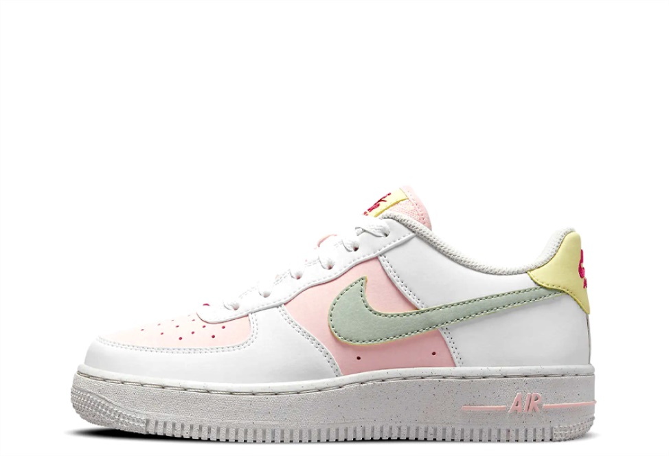 Air Force 1 Low GS White Pink Klekt