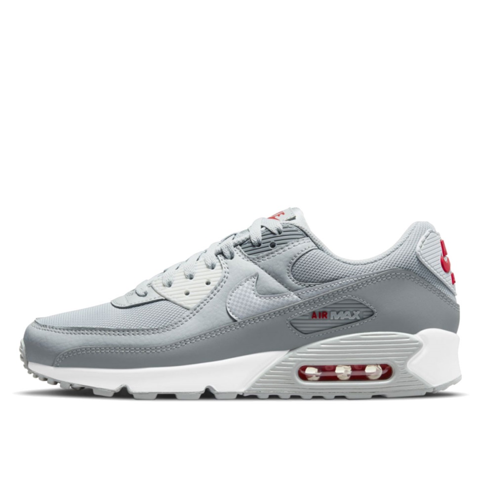 Air Max 90 Grey Red Klekt