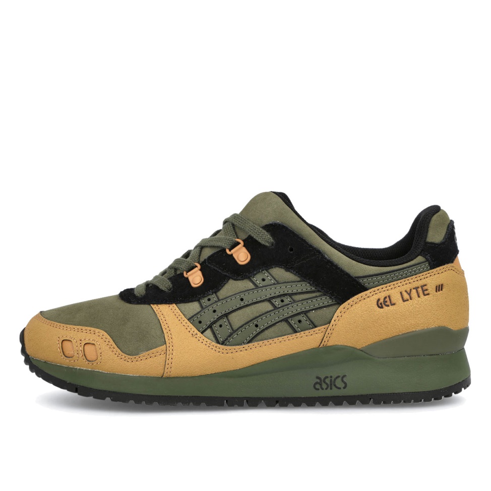 Klekt Gel-Lyte III Olive Canvas Tan Presidio - Click Image to Close