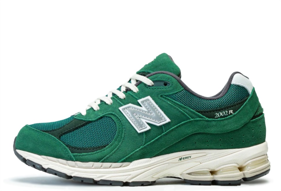 New Balance 2002R Forest Green Klekt - Click Image to Close