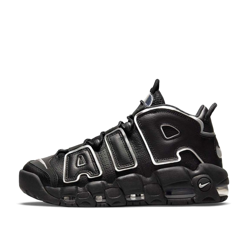 WMNS Air More Uptempo Black Silver Klekt