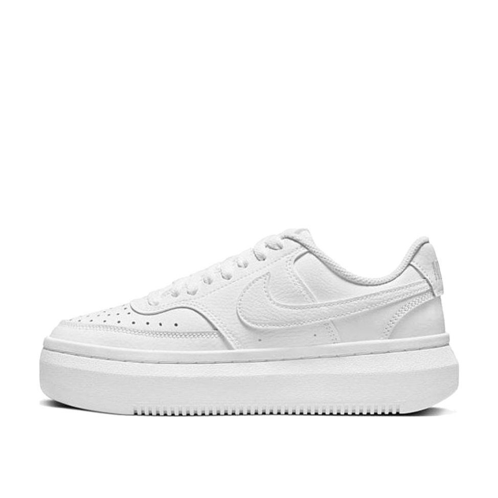 WMNS Court Vision Alta Low Triple White Klekt - Click Image to Close