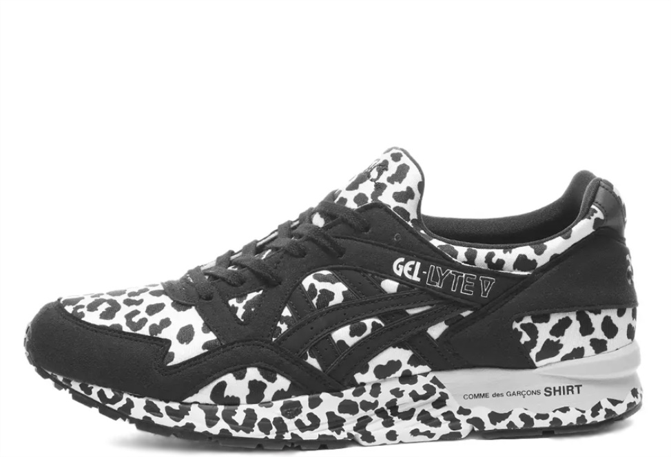 x Comme des Garcons SHIRT Gel-Lyte 5 Black Leopard Klekt