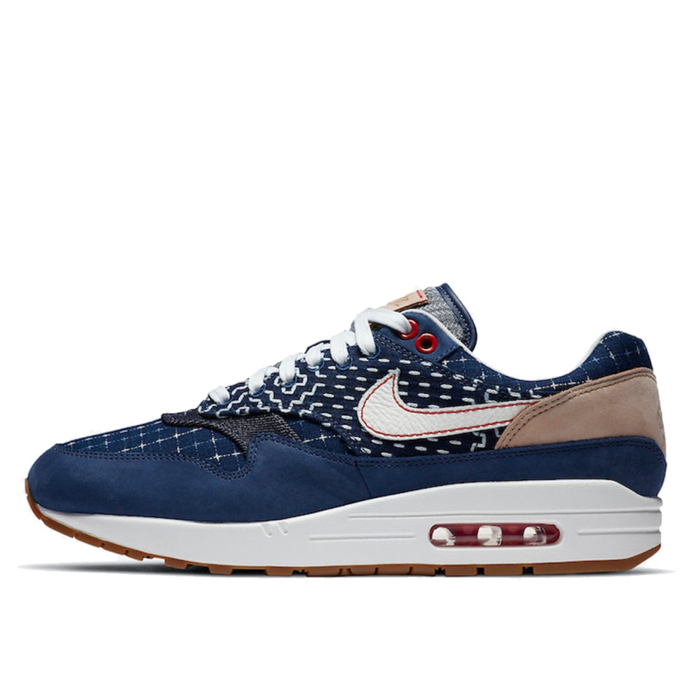 x DENHAM Air Max 1 Blue Void Klekt