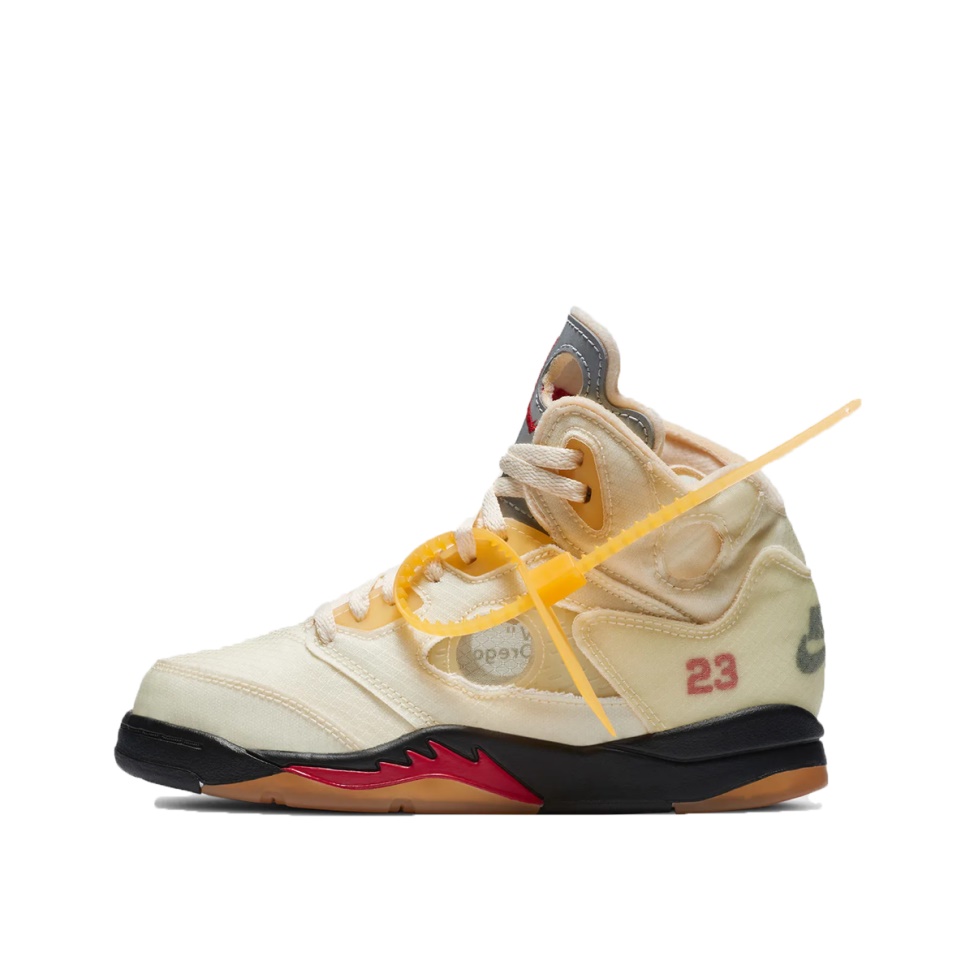 x Off-White 5 Retro Sail (PS) Klekt - Click Image to Close