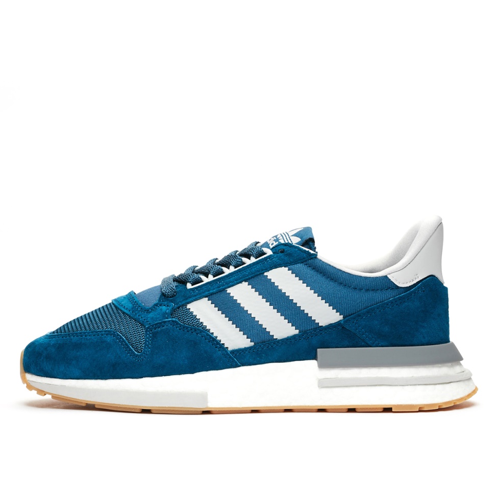 x Sneakersnstuff ZX500 RM Blue Night Klekt - Click Image to Close